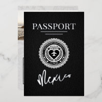 Black Mexico Passport Wedding