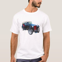 Black Mg Tc Antique Car