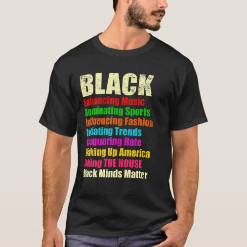 Black Minds Matter Junenth Black Minds Matter 1865 T_Shirt