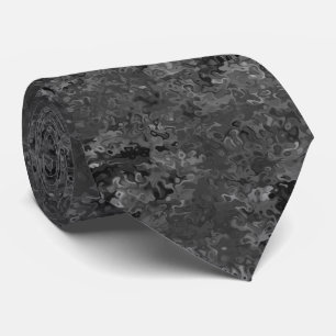 BLACK MINGLE NECK TIE