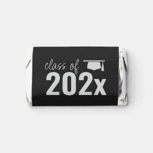 Black Mini Chocolate Graduation Party Favor