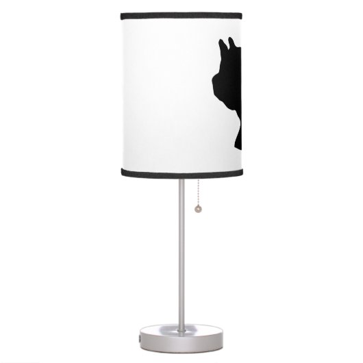 Black Mini Pig, Table Lamp (Left)
