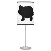 Black Mini Pig, Table Lamp (Front)