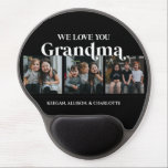 Black Minimal Retro We Love You Grandma 3 Picture Gel Mouse Pad<br><div class="desc">This is a Black Minimal Retro We Love You Grandma 3 Picture Mouse Pad!


This is the perfect gift for Mother's Day!</div>
