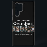 Black Minimal Retro We Love You Grandma 3 Picture Samsung Galaxy S22 Ultra Case<br><div class="desc">This is a Black Minimal Retro We Love You Grandma 3 Picture Galaxy Phone Case!


This is the perfect gift for Mother's Day!</div>