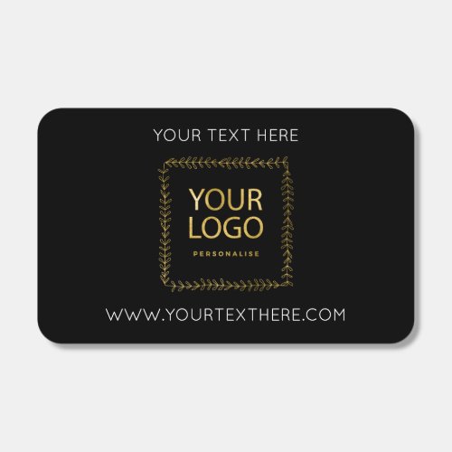 Black Minimalism Logo Text Web Business Promotion Matchboxes