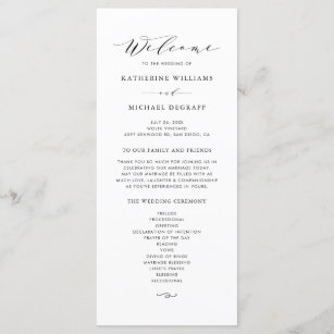 Wedding Programs Zazzle