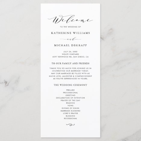 Programs Chic Invitation Suites