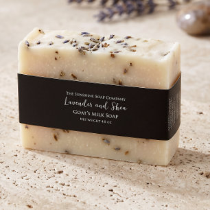 Black Minimalist Soap Belly Band