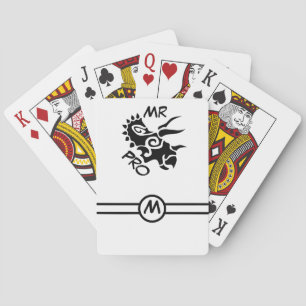 Black Mister Pro Triceratops Skilled Ancient Poker Cards