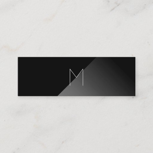 Customizable Black Modern an Abstract Business Card Template