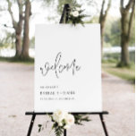 Black Modern Handwriting Script Bridal Shower Poster<br><div class="desc">This bridal shower welcome sign features black handwritten script in a minimalist style that fits seamlessly into modern or classic shower themes. Its clean and elegant look makes it a perfect addition to entry tables or venue entrances. Customize it with your details to greet guests in a thoughtful way. Ideal...</div>