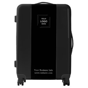 Black Modern Professional Custom Business Logo Luggage