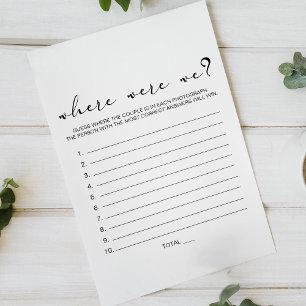 Black Modern Simple Script Game Where Were We Flyer