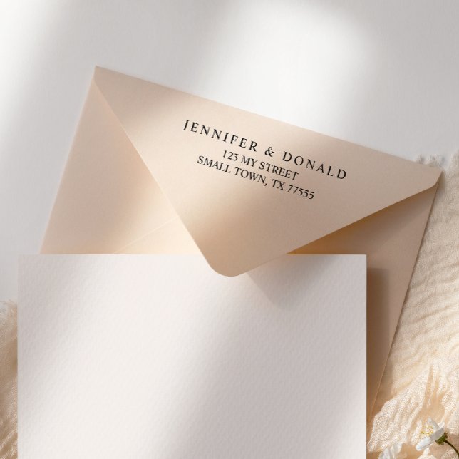 Black Modern Simple Script Self-inking Stamp (Creator Uploaded)