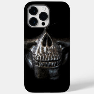 Black Modern Skull Case-Mate iPhone 14 Pro Max Case