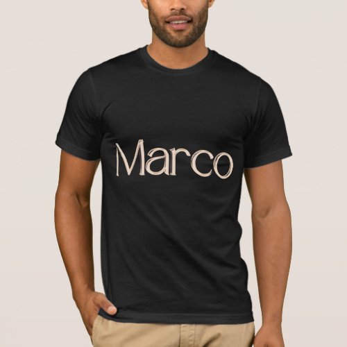  black modern stylish personalized cool T_Shirt