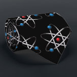 Black Molecule Atom Pattern Teacher Science Neck Tie<br><div class="desc">This cute atom molecule pattern is great for the scientist,  teacher,  or science lover in your life.</div>