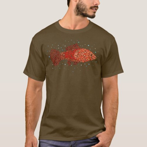 Black Molly Ornamental Fish Aquarium Gift T_Shirt