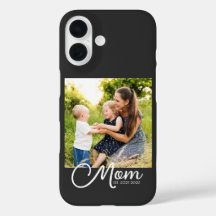 Black Mom Established Script Case-Mate iPhone Case