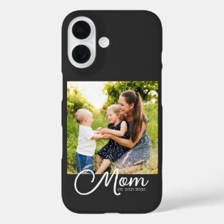 Black Mom Established Script Case-Mate iPhone Case