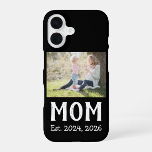 Black Mom Established Script iPhone 16 Case