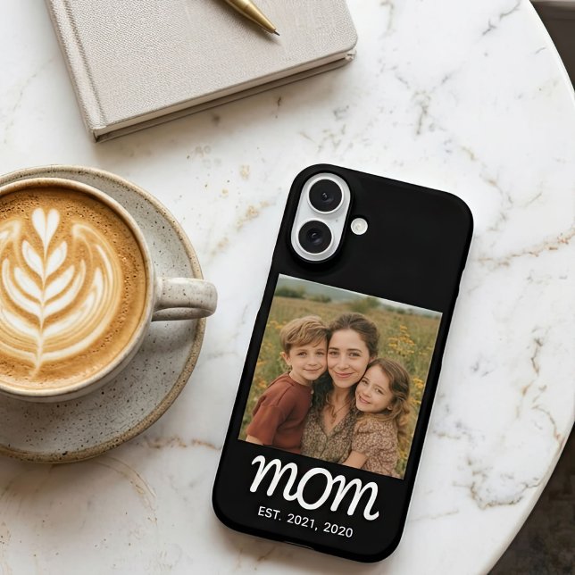 Black Mom Established Script Photo Case-Mate iPhone Case (Creator Uploaded)