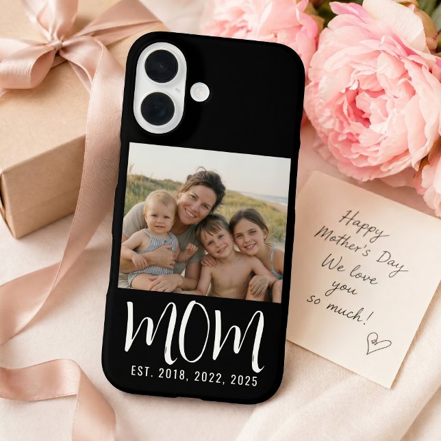 Black Mom Established Script Photo Case-Mate iPhone Case (Creator Uploaded)