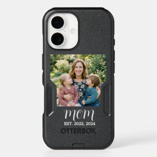 Black Mom Established Script Photo Case-Mate iPhone 16 Case