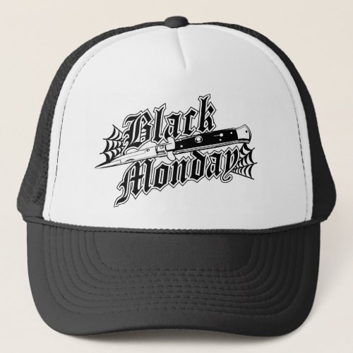 Black Monday Switchblade trucker hat