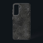 Black monochromatic glittery background samsung galaxy s21 case<br><div class="desc">Black monochromatic glittery background with an abstract pattern. Cool modern glam design.</div>