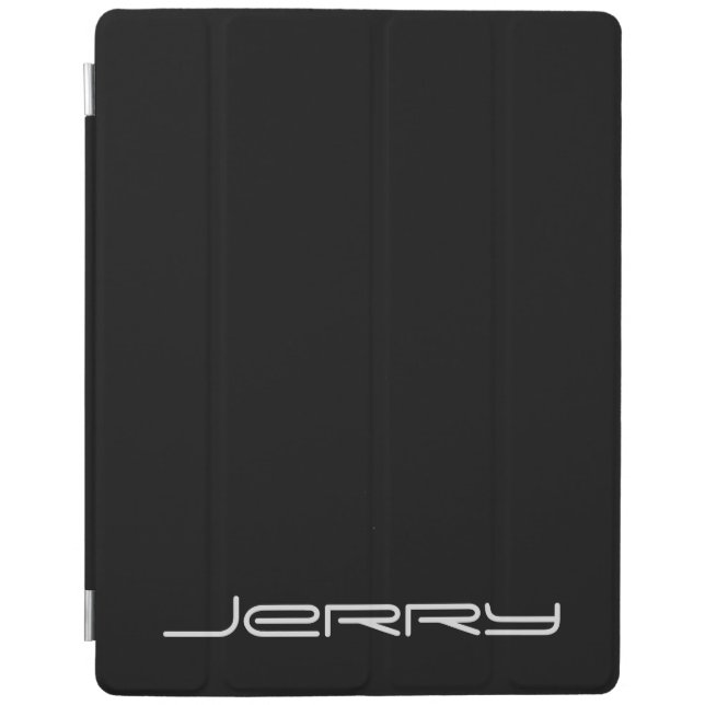 Black Monogram iPad 2/3/4 Case (Front)