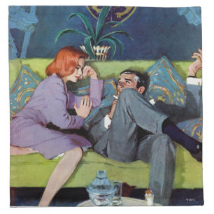 Black Monte's Last Raid Cloth Napkin