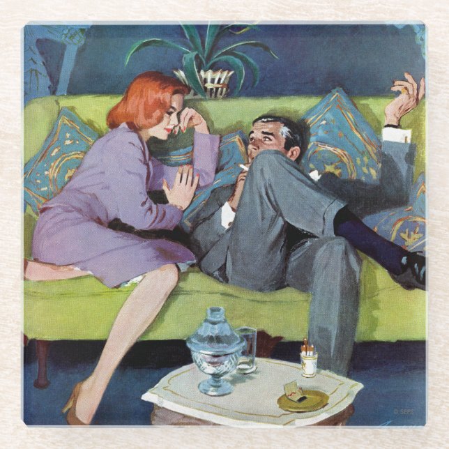 Black Monte's Last Raid Glass Coaster (Front)