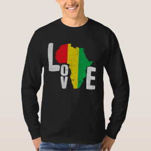 Black Month History Love Africa T-Shirt