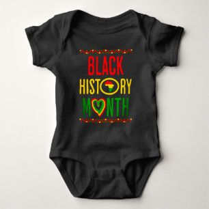 Black Month, Juneteenth, Black History Month Baby Bodysuit