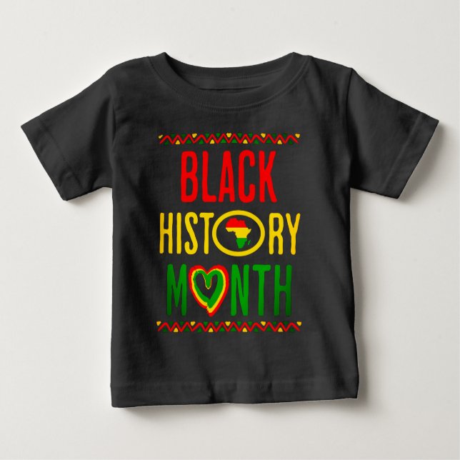 Black Month, Juneteenth, Black History Month Baby T-Shirt (Front)