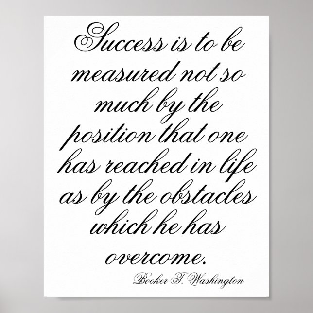 Black month Wall Inspiration, Motivational Quote,  Poster (Front)