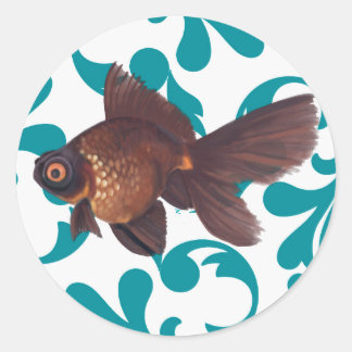 Black Moor Goldfish Sticker