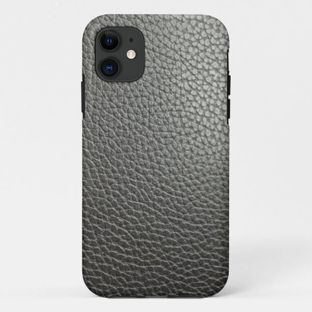 Black more leather Case-Mate iPhone case (Back)