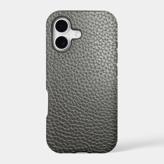 Black more leather iPhone 17 case