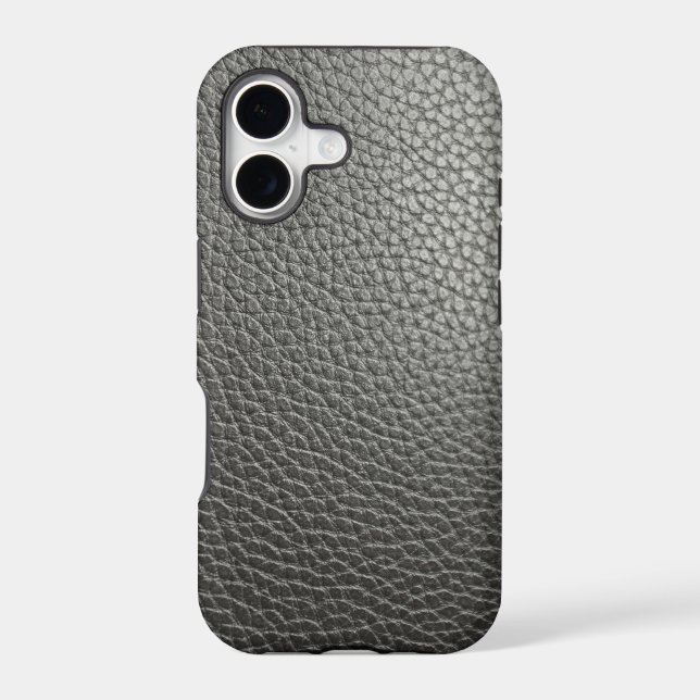 Black more leather iphone case (Back)