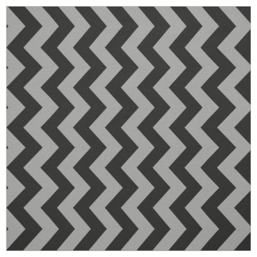 Black Moroccan Moods Chevrons Fabric