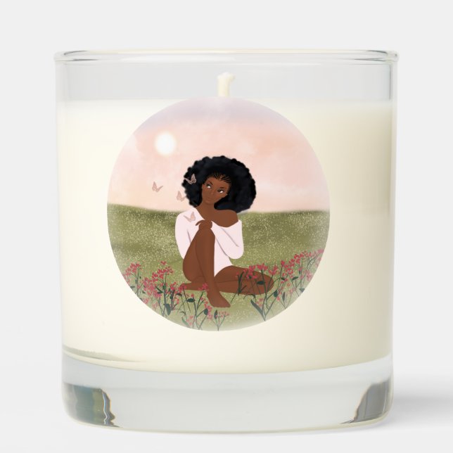 Black Mother Candle - Black Mothers Day gift (Front)