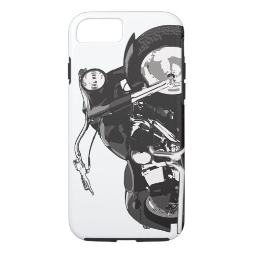 Black motorcycle iPhone 87 case