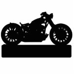 Black Motorcycle Cutout<br><div class="desc">A dark sculpture to decor your room or office. A great product you will only find here at Mixed World Zazzle store.</div>