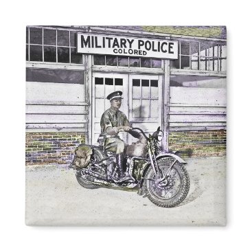 Black Motorcycle Police ww2 Magnet Black Motorcycle Police ww2 Magnet