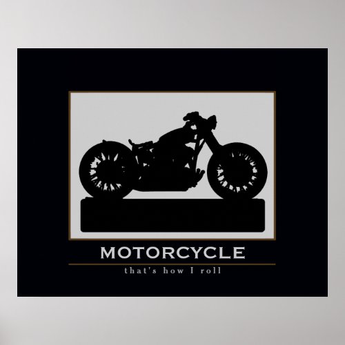 black motorcycle wall decor