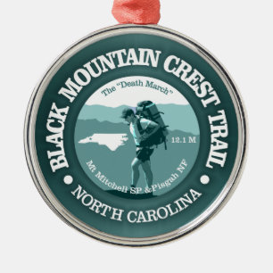 Black Mountain Crest Trail (T) Metal Ornament