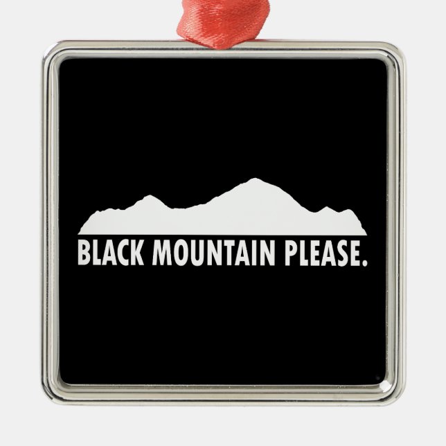 Black Mountain New Hampshire Please Metal Ornament (Front)